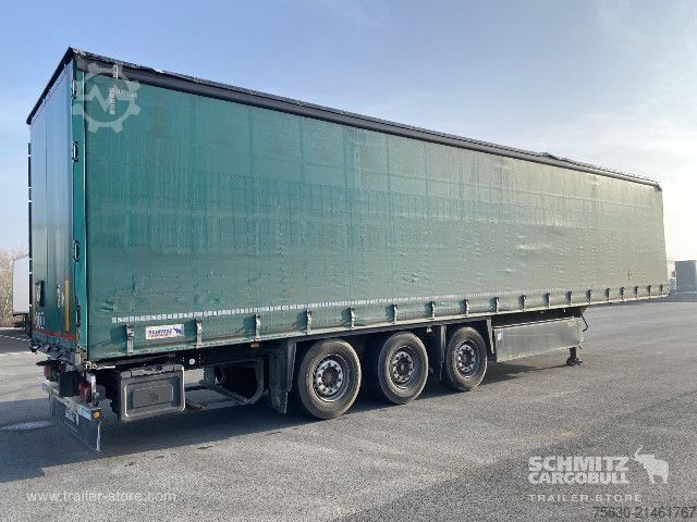 Open semitrailer with tarp Schmitz Cargobull Semitrailer Curtainsider Coil