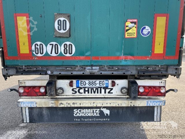 Open semitrailer with tarp Schmitz Cargobull Semitrailer Curtainsider Coil
