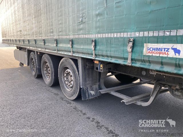 Open semitrailer with tarp Schmitz Cargobull Semitrailer Curtainsider Coil