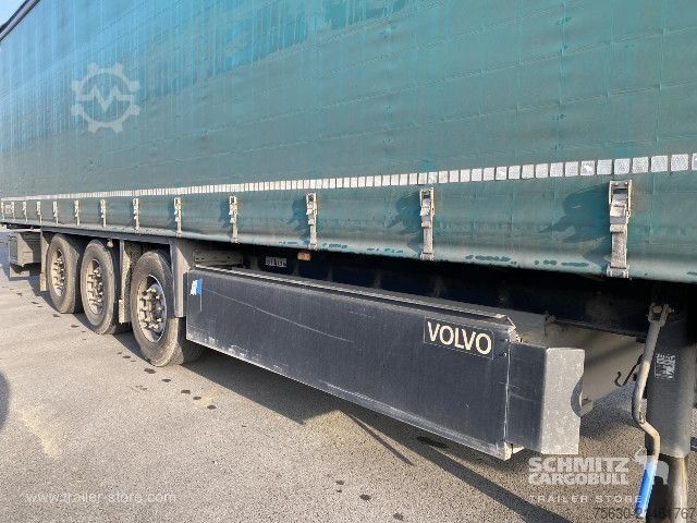 Open semitrailer with tarp Schmitz Cargobull Semitrailer Curtainsider Coil