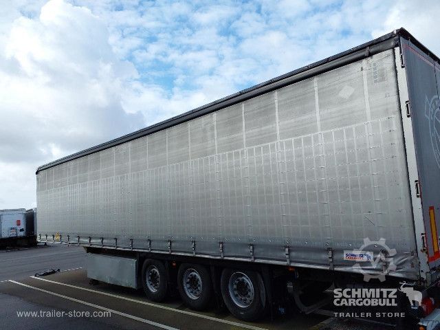Open semitrailer with tarp Schmitz Cargobull Semitrailer Curtainsider Coil