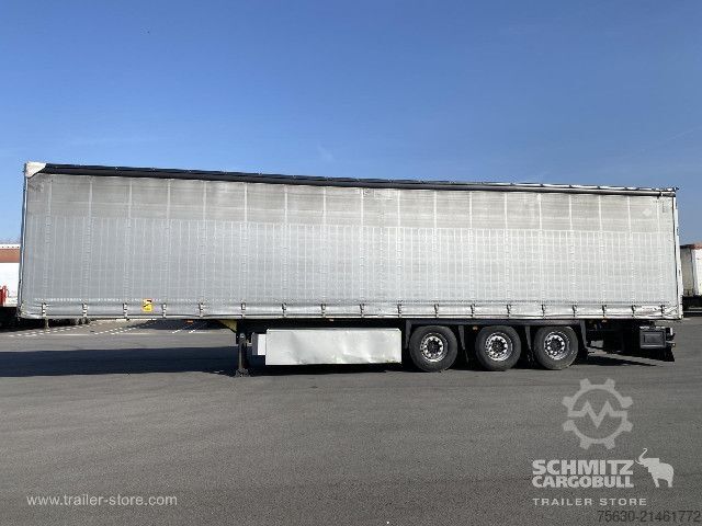 Open semitrailer with tarp Schmitz Cargobull Semitrailer Curtainsider Coil