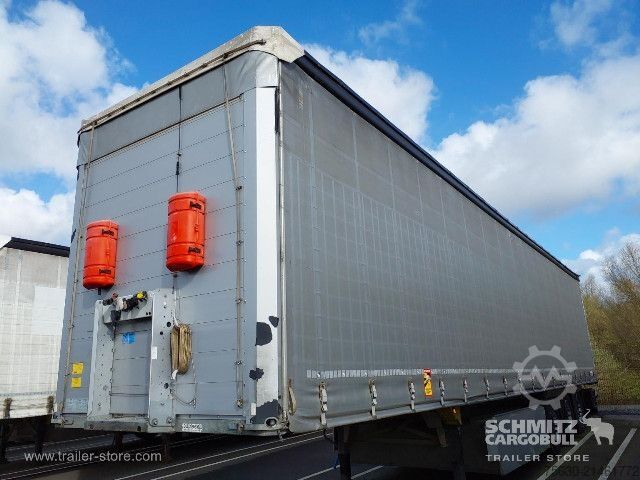 Open semitrailer with tarp Schmitz Cargobull Semitrailer Curtainsider Coil