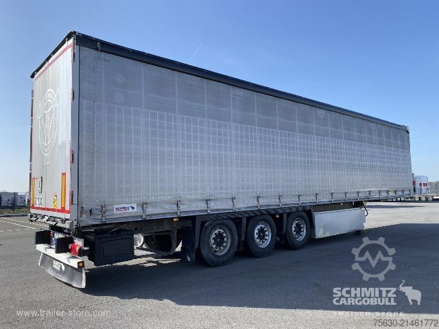 Open semitrailer with tarp Schmitz Cargobull Semitrailer Curtainsider Coil