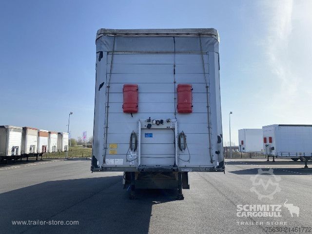 Open semitrailer with tarp Schmitz Cargobull Semitrailer Curtainsider Coil