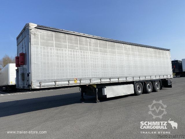 Open semitrailer with tarp Schmitz Cargobull Semitrailer Curtainsider Coil