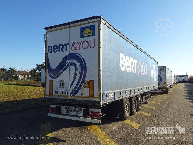 Open semitrailer with tarp Schmitz Cargobull Semitrailer Curtainsider Standard