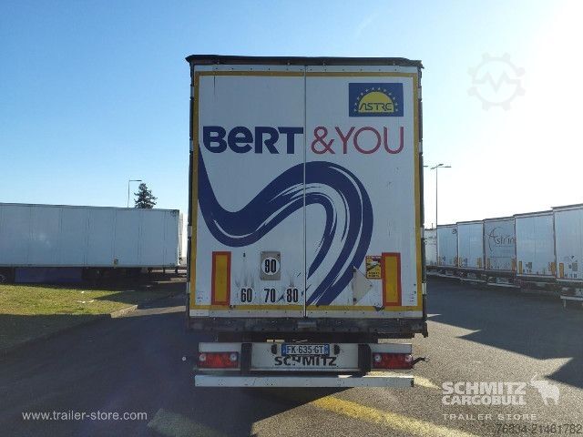 Open semitrailer with tarp Schmitz Cargobull Semitrailer Curtainsider Standard