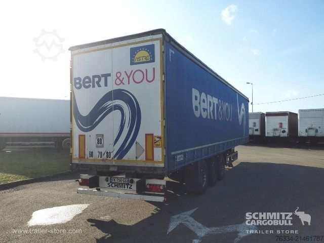 Open semitrailer with tarp Schmitz Cargobull Semitrailer Curtainsider Standard