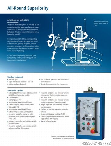 Radialbohrmaschine WEILER - VOM 50 WEILER VOM50