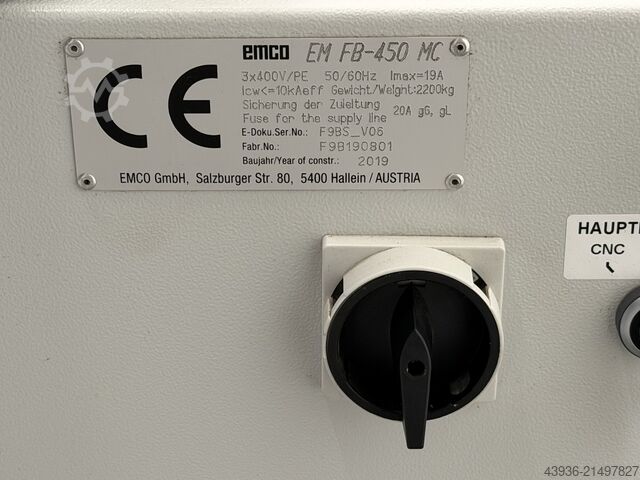 CNC Fräsmaschine EMCO - FB 450 MC EMCO FB 450MC