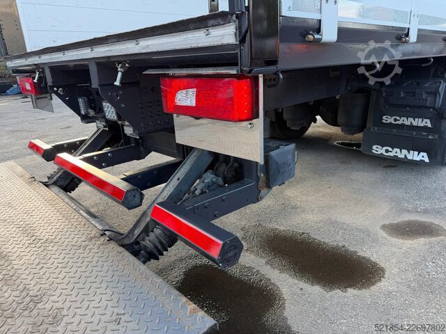 Loading platform Scania P320 Flatbed-truck + HIAB X-HiPro 162 E4, 2019