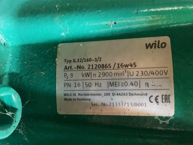 Zentrifugalpumpe Wilo