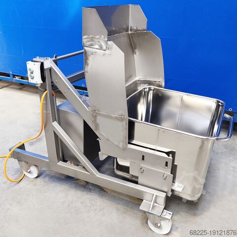 Vacuum tumbler equipment N/N Meat bin tipper