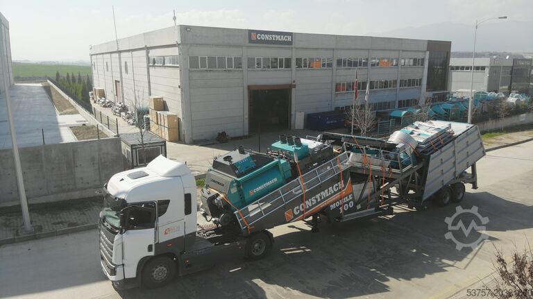 Concrete mixing plant / concrete plant CONSTMACH Concrete Batching Plant 100 M3/H Mobile Concrete Batching Plant