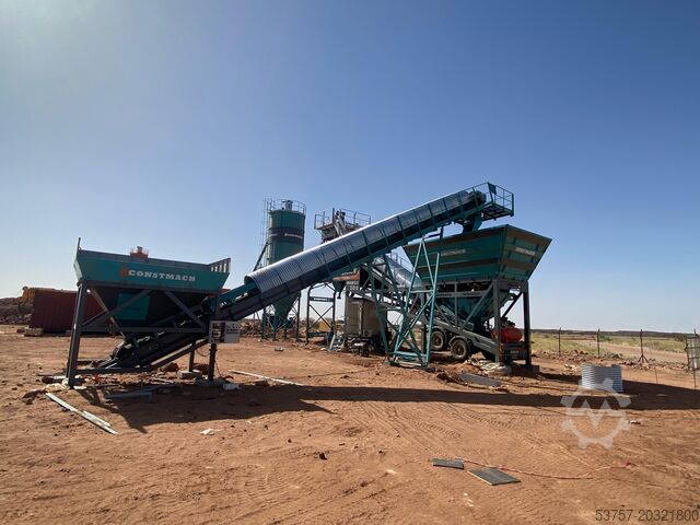 Concrete mixing plant / concrete plant CONSTMACH Concrete Batching Plant 100 M3/H Mobile Concrete Batching Plant