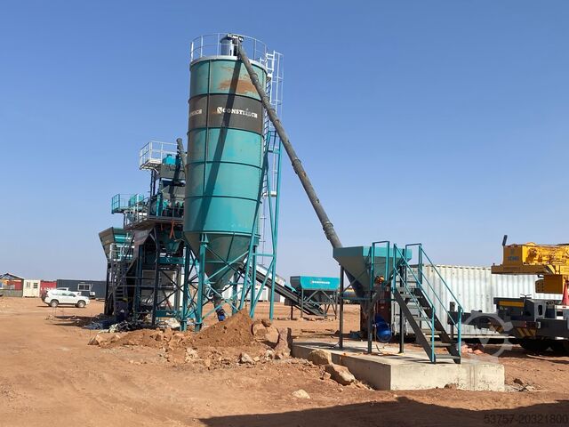 Concrete mixing plant / concrete plant CONSTMACH Concrete Batching Plant 100 M3/H Mobile Concrete Batching Plant