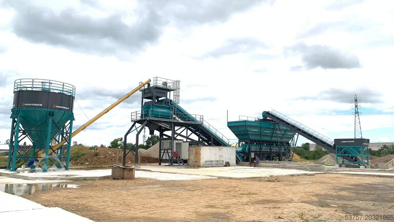 Concrete mixing plant / concrete plant CONSTMACH Concrete Batching Plant 120 M3/H Mobile Concrete Batching Plant