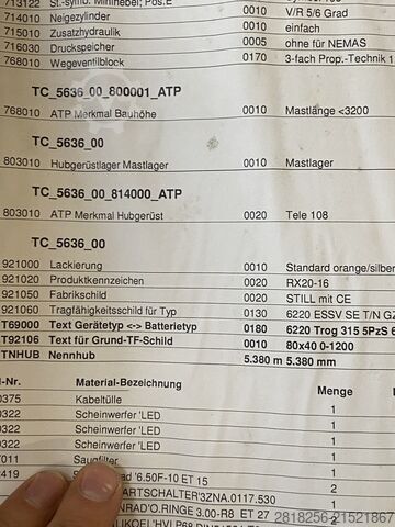 Schubmaststapler STILL RX20-16C