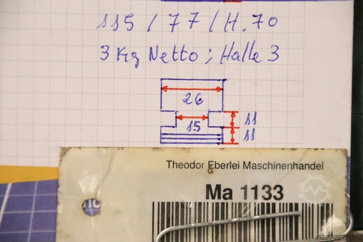 Wechselbacken unbekannt Breite 26 mm