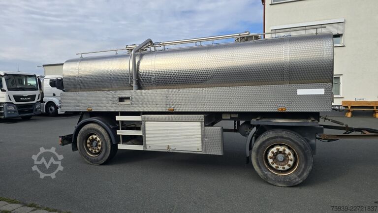 Tanker trailer  Edelstahltankanhänger - 14.500 Liter - ISOLIERT