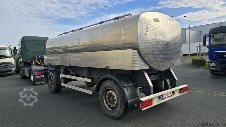 Tanker trailer  Edelstahltankanhänger - 14.500 Liter - ISOLIERT