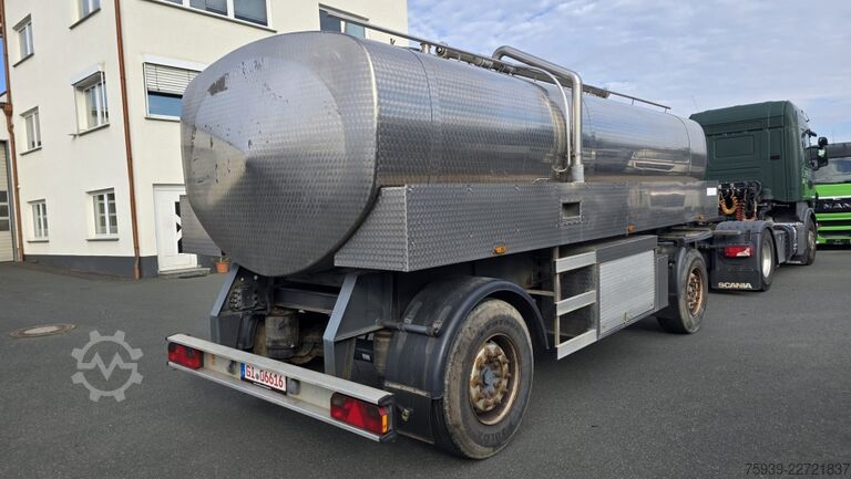 Tanker trailer  Edelstahltankanhänger - 14.500 Liter - ISOLIERT