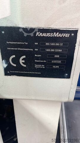 Spritzgießmaschine KraussMaffei KM 350-1400-390 CZ