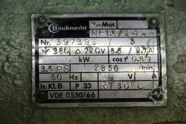 Doppelgehrungssäge (nur Sägeeinheiten) unbekannt 2,5 kW 2850 U/min