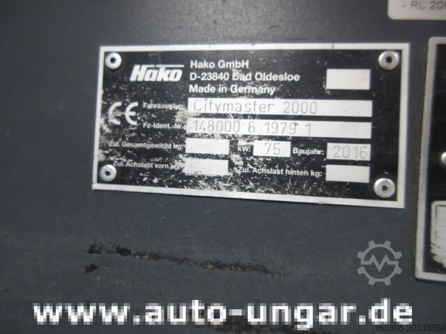 Kehrmaschine Hako Citymaster CM 2000 Kehrmaschine 4-Rad