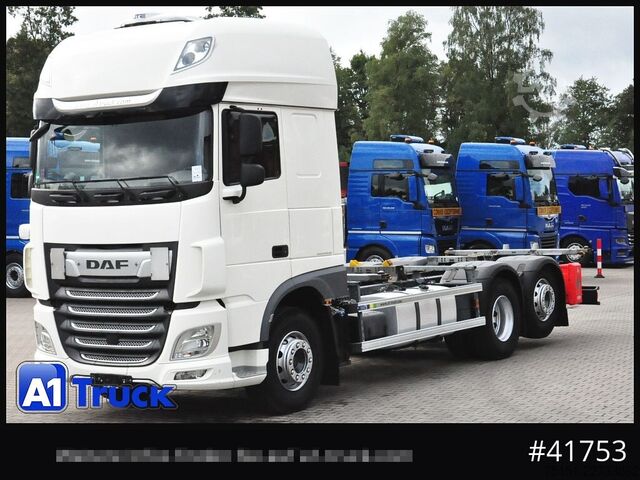Wechselfahrgestell LKW DAF DAF XF 480 FAN SSC Intarder, Lenkachse