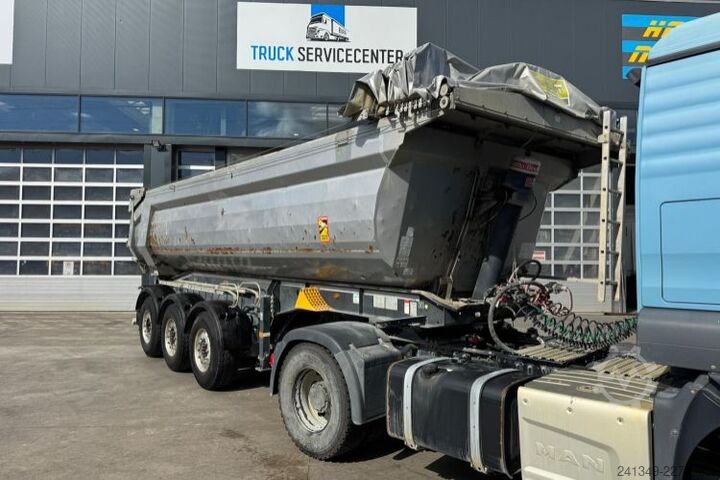 Kipper Auflieger SCHWARZMÜLLER SPA 3/E Lenkachse / Hydr. Heck