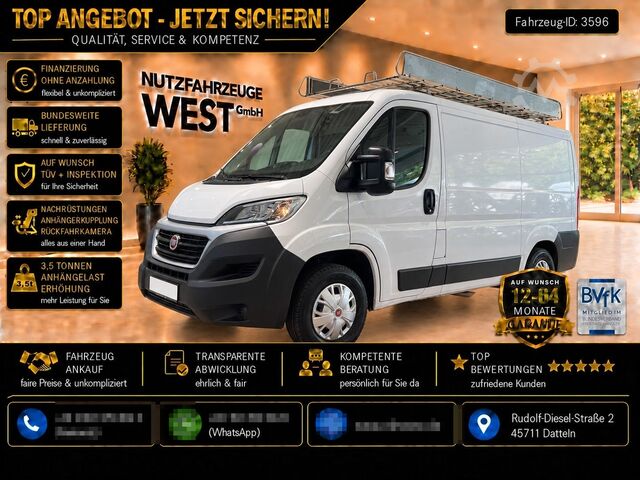 Kastenwagen FIAT Ducato L1-H1*Regal/Dachträger*Garantie*1.HAND