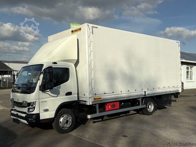 Curtain sider van Fuso Canter 7C18 Aut., Bordwand Pritsche Plane 13tkm!