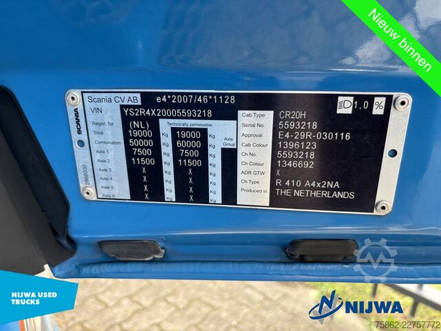 Standard-SZM Scania R410 4x2 Standairco + Retarder