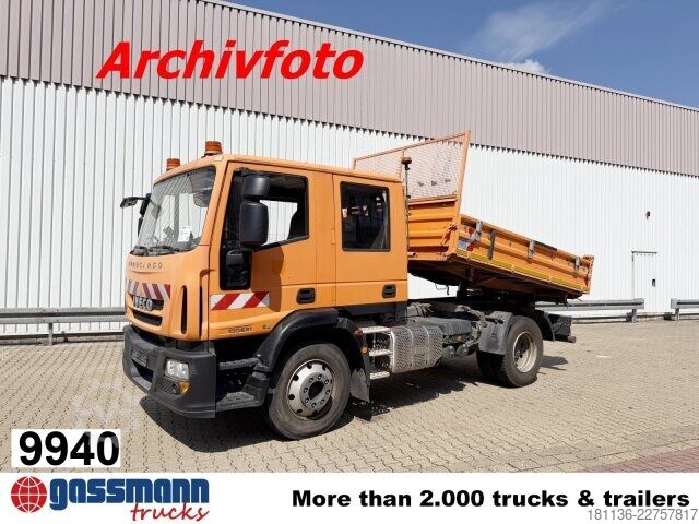 Tipper van Iveco ML100E21 4x2 Doka, 7 Sitzer, 2xAHK
