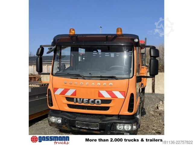 Tipper truck Iveco ML100E21 4x2 Doka, 7 Sitzer, 2xAHK