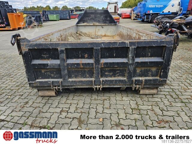 Roll-off container  Abrollcontainer mit Klappe ca. 10m³, überfahrbar