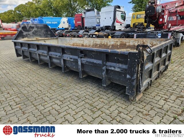 Roll-off container  Abrollcontainer mit Klappe ca. 10m³, überfahrbar
