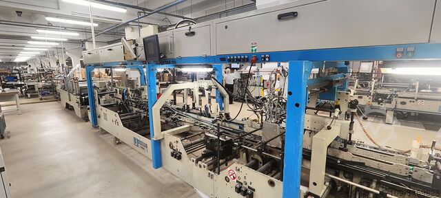 Folding box gluer Jagenberg Diana 115-3