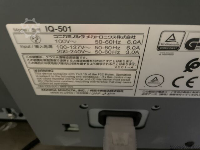 Digital printing machine Konica Minolta AccurioPress C7090 as good as new incl. TU-510, IQ-501