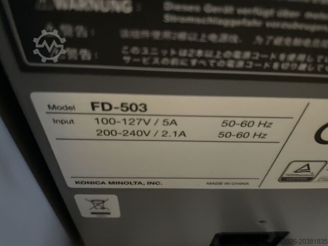 Digital printing machine Konica Minolta AccurioPress C7090 as good as new incl. TU-510, IQ-501