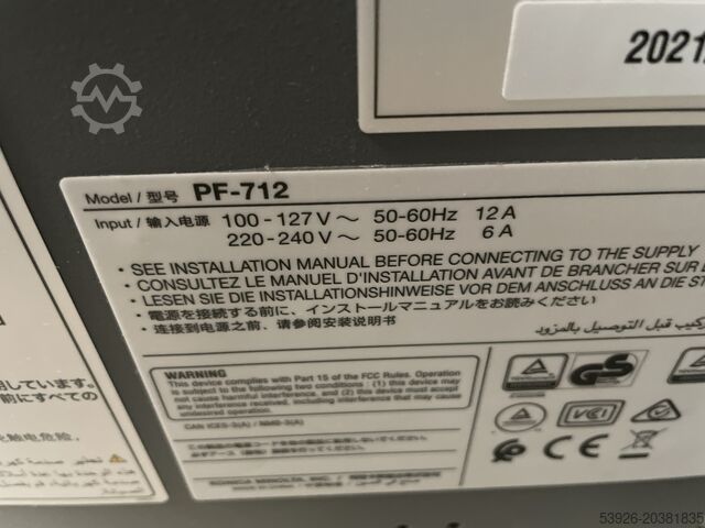 Digital printing machine Konica Minolta AccurioPress C7090 as good as new incl. TU-510, IQ-501