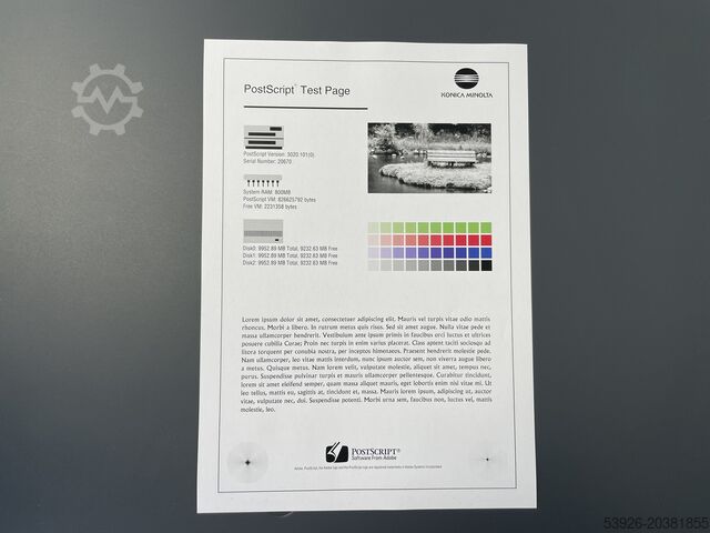 Digital printing machine Konica Minolta AccurioPress C4080 as good as new incl. booklet, IQ-501 etc.