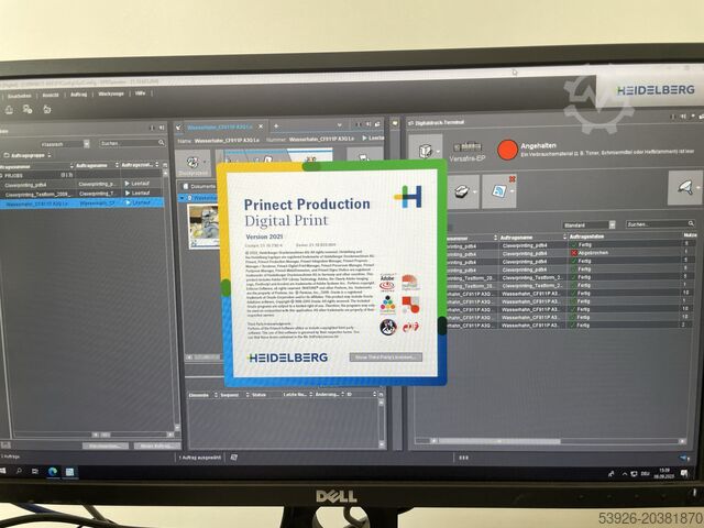 Digitaldruckmaschine Ricoh Pro C9200 incl. Prinect, Stacker SK5030 Paperdeck RT510