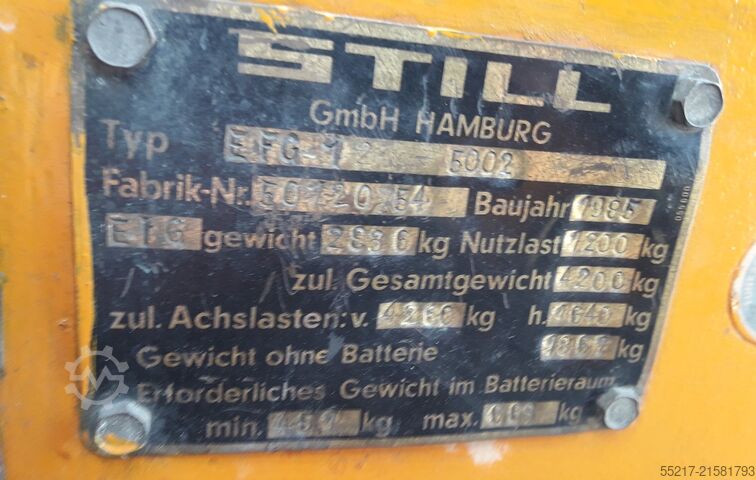 Gabelstapler STILL EFG 12