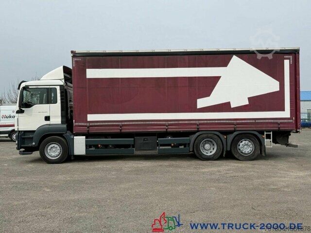 LKW mit Pritsche & Plane MAN TGS 26.320 Edscha Schiebeplane Mitnahmestapler V.