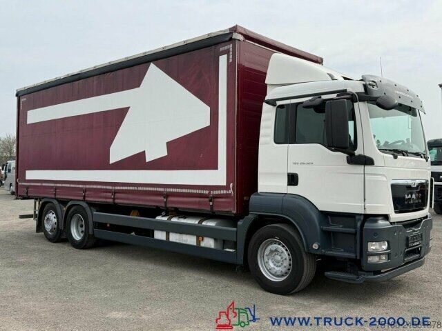 LKW mit Pritsche & Plane MAN TGS 26.320 Edscha Schiebeplane Mitnahmestapler V.