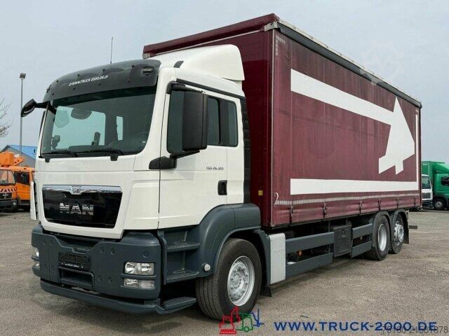 LKW mit Pritsche & Plane MAN TGS 26.320 Edscha Schiebeplane Mitnahmestapler V.