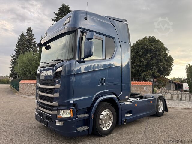 Standard tractor unit SCANIA S450 A4x2NA S20Highline, Retarder, Alu